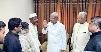 নিহত পাইলট তৌকিরের বাসায় মির্জা ফখরুল