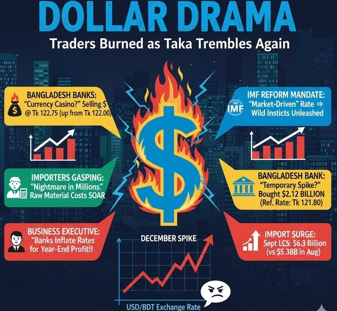 ডলারের ক্রাইসেস ,ব্যবসায়ীদের নিঃশ্বাস বন্ধ