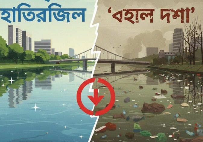 রূপ ও সৌন্দর্য হারাচ্ছে হাতিরঝিল