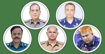 ৫ অতিরিক্ত আইজিপি বাধ্যতামূলক অবসরে