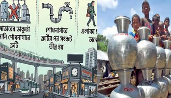 মেট্রোরেলের আশীর্বাদ,পানির সংকটে মিরপুর